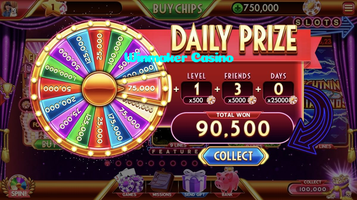 Winmaker Casino casino presented on mobile device in Pakistan with slots and live games
